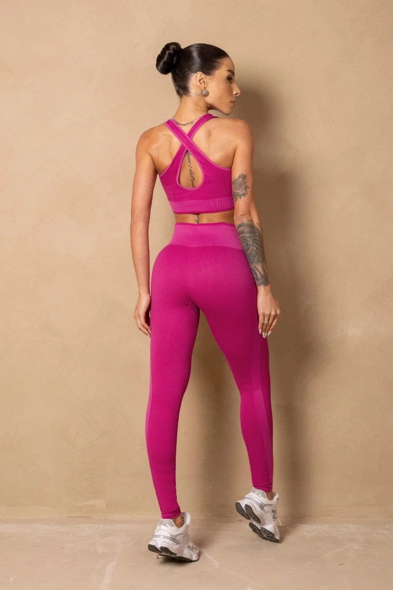 Hipkini - Top Fitness Seamless Breezy Raspberry - 33331388