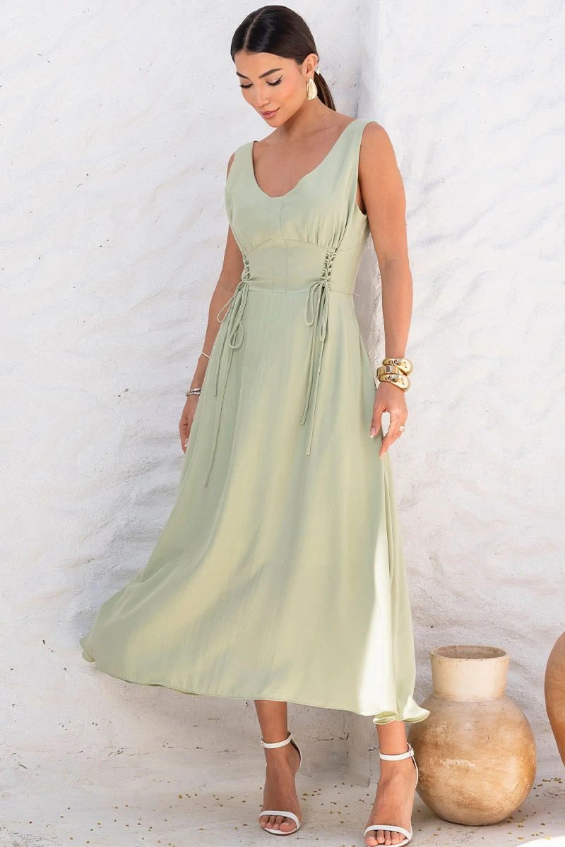 Miss Misses - Vestido Arlete Verde - 54657023