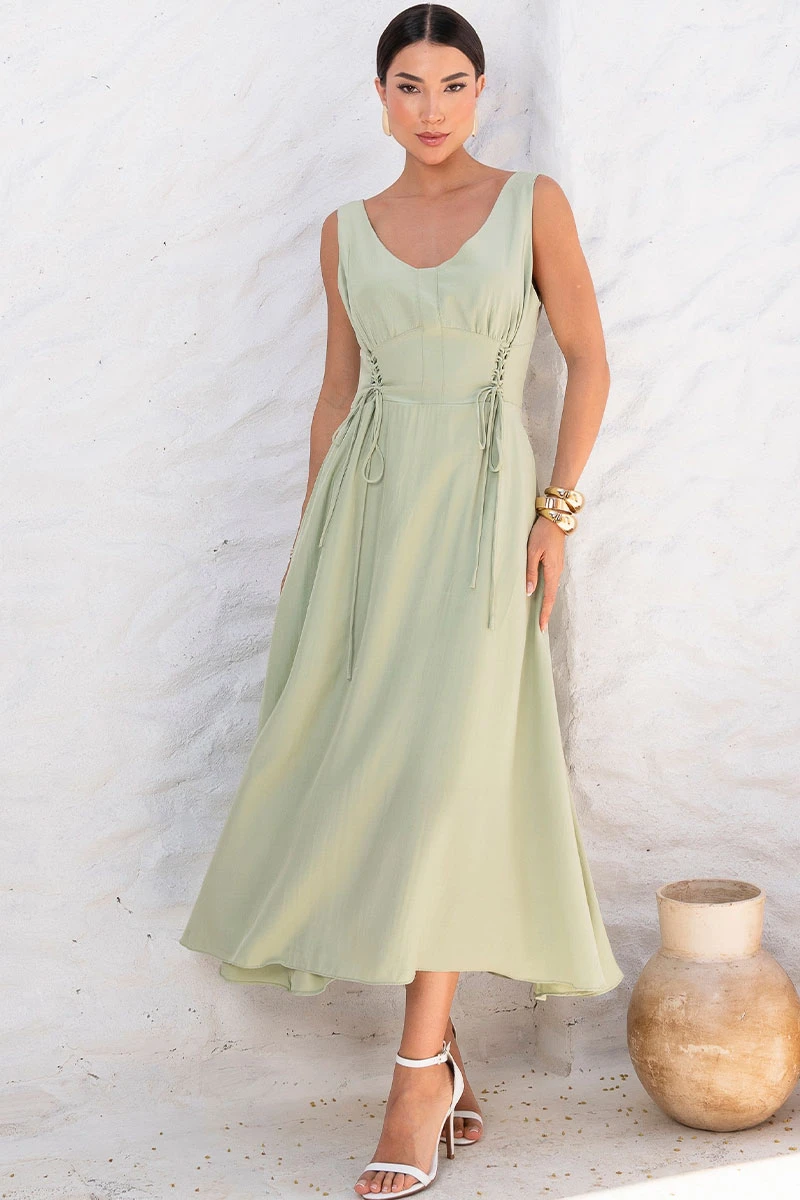 Miss Misses - Vestido Arlete Verde - 54657023