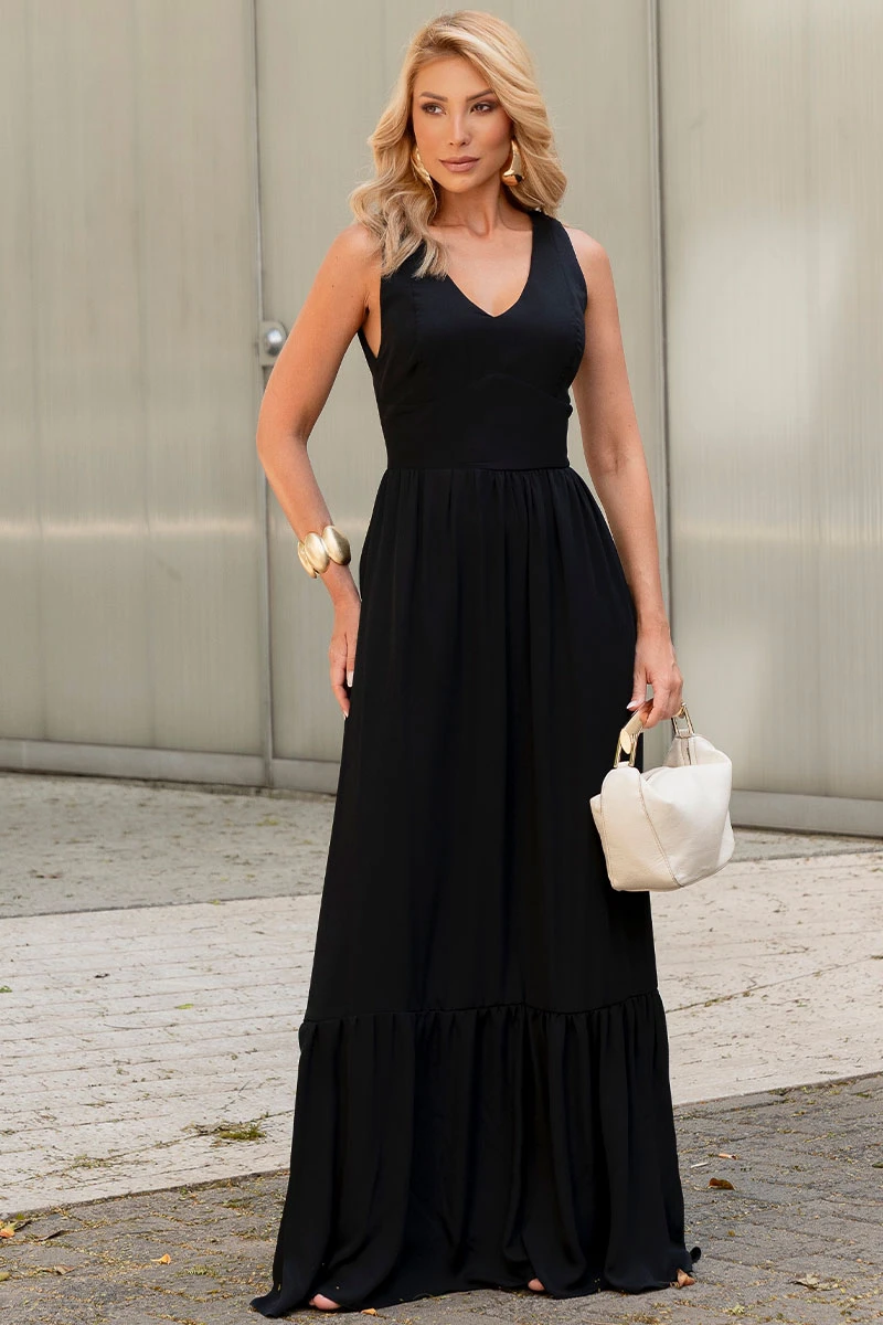 Miss Misses - Vestido Elizete Preto - 54658001