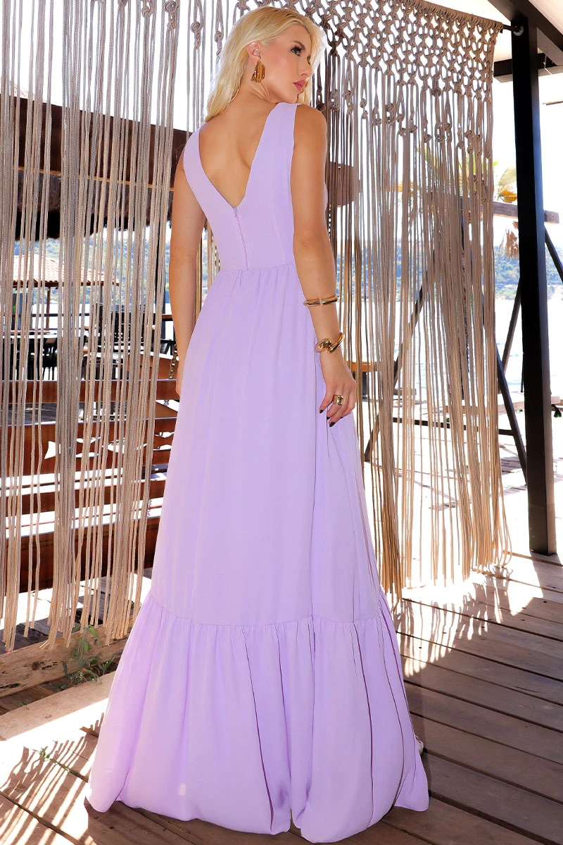 Miss Misses - Vestido Elizete Lilas - 54658050