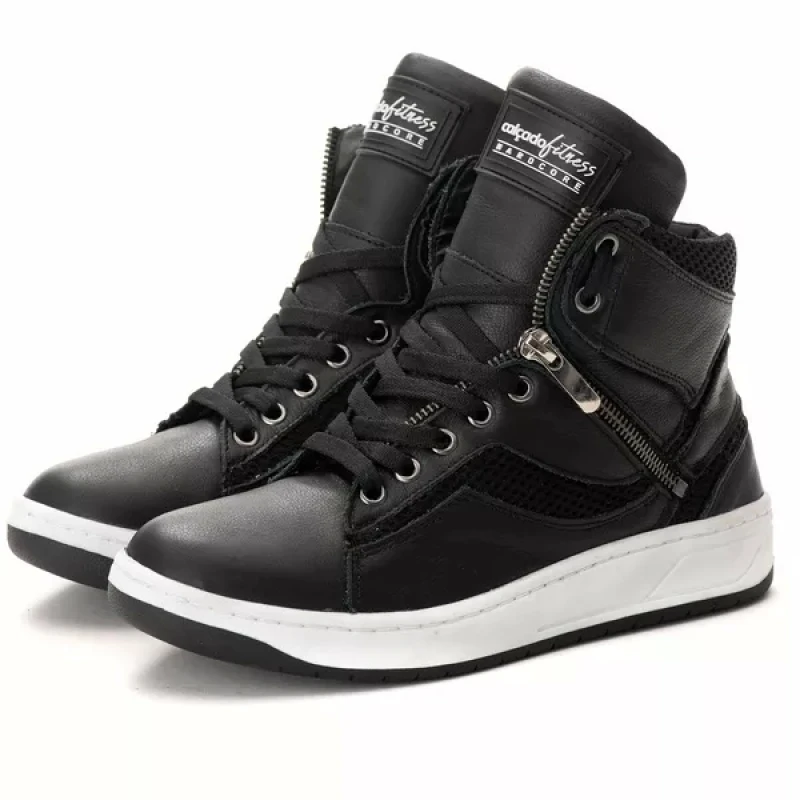 Trincks Calçados - Tennis Sneaker Genuine Leather Black - 20500 Street