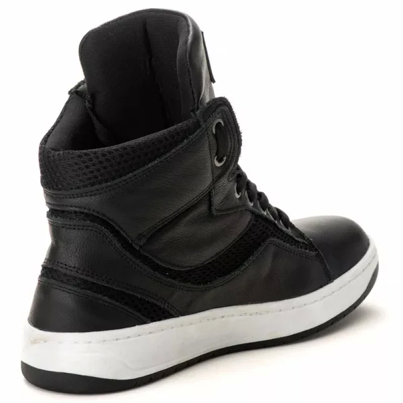 Trincks Calçados - Tennis Sneaker Genuine Leather Black - 20500 Street