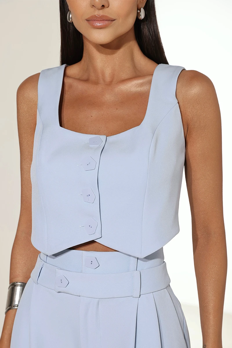 Dot Clothing - Set Dot Clothing Emily Alfaiataria Azul - 2825AZUL