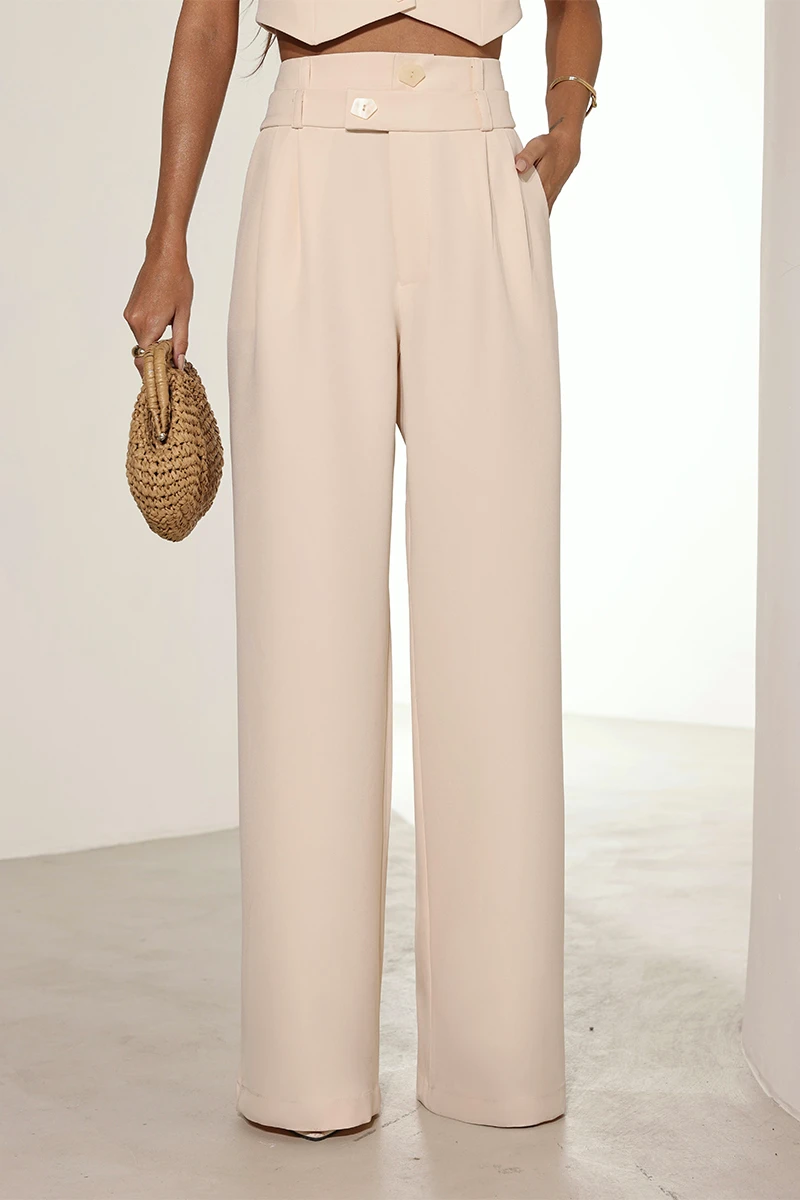 Dot Clothing - Set Dot Clothing Emily Alfaiataria Manteiga - 2825AMAR