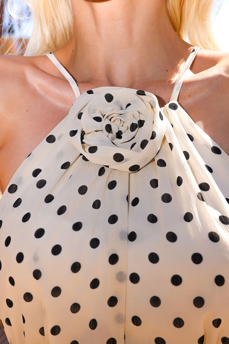 Miss Misses - Vestido Suely Bege - 54672215