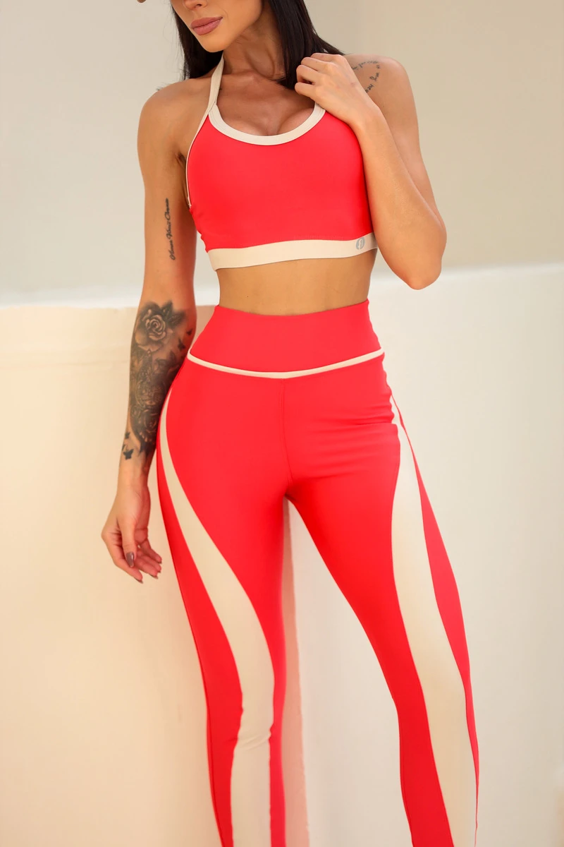 Garotafit - Conjunto Kingly Coral Escuro - FCS413GE