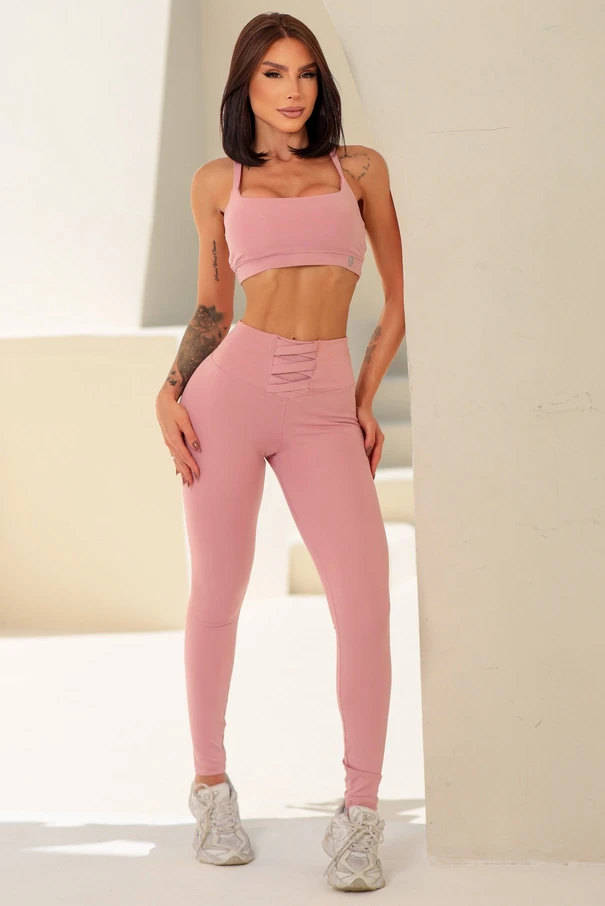 Garotafit - Conjunto Muchy Rosê - FCS415RS