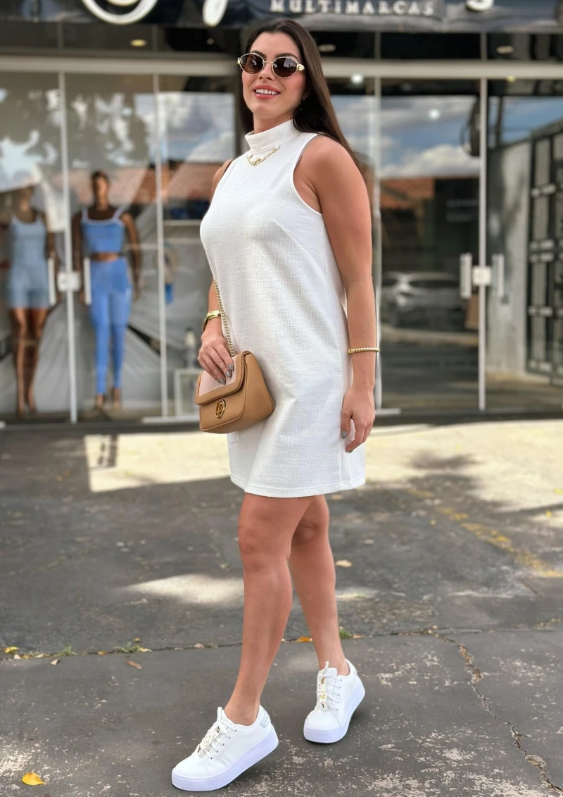 LANÇA PERFUME - Cool Short Sleeveless Dress Lança Perfume - 11971