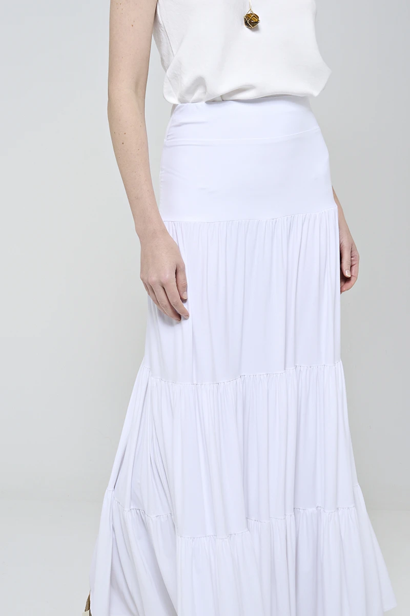 Hidrogênio - SAIA LONGA 3 MARIAS FLUITY BRANCO - 18925002