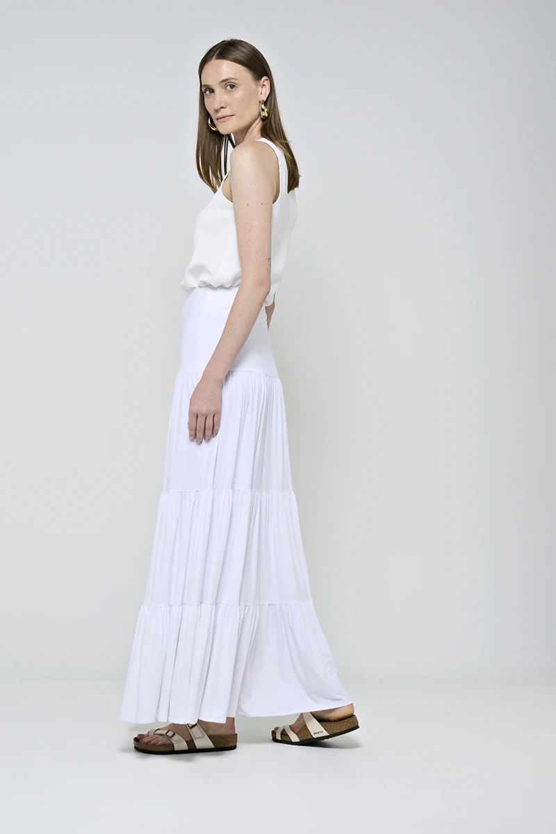 Hidrogênio - SAIA LONGA 3 MARIAS FLUITY BRANCO - 18925002