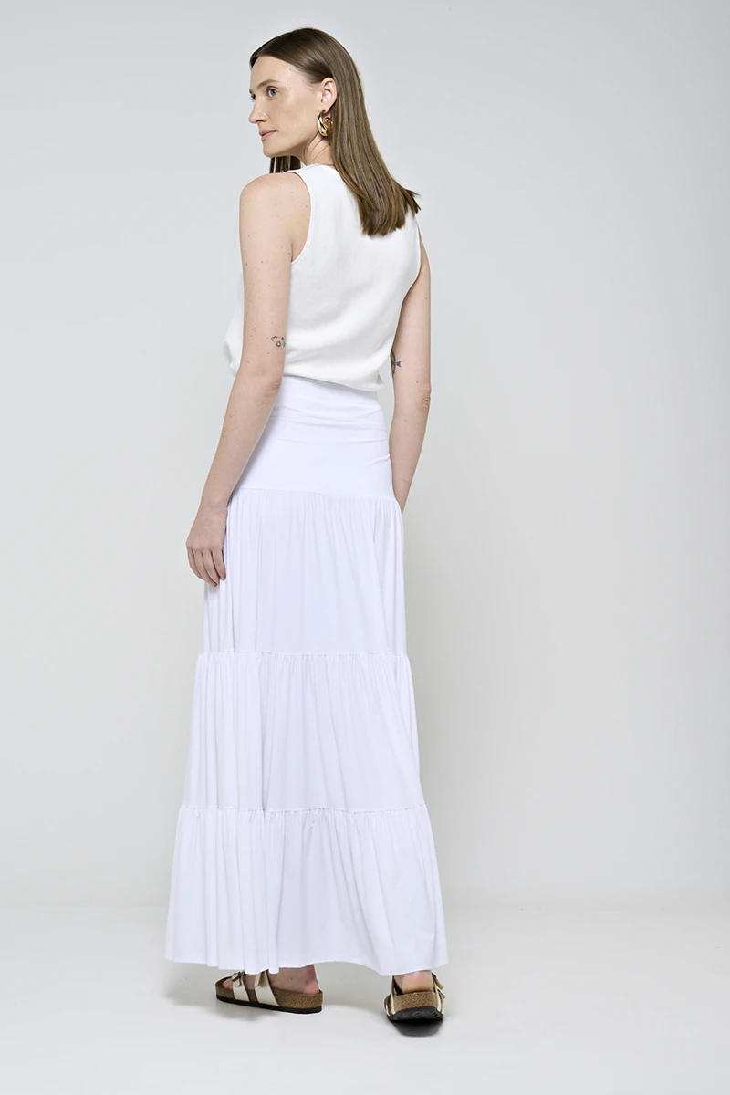 Hidrogênio - SAIA LONGA 3 MARIAS FLUITY BRANCO - 18925002