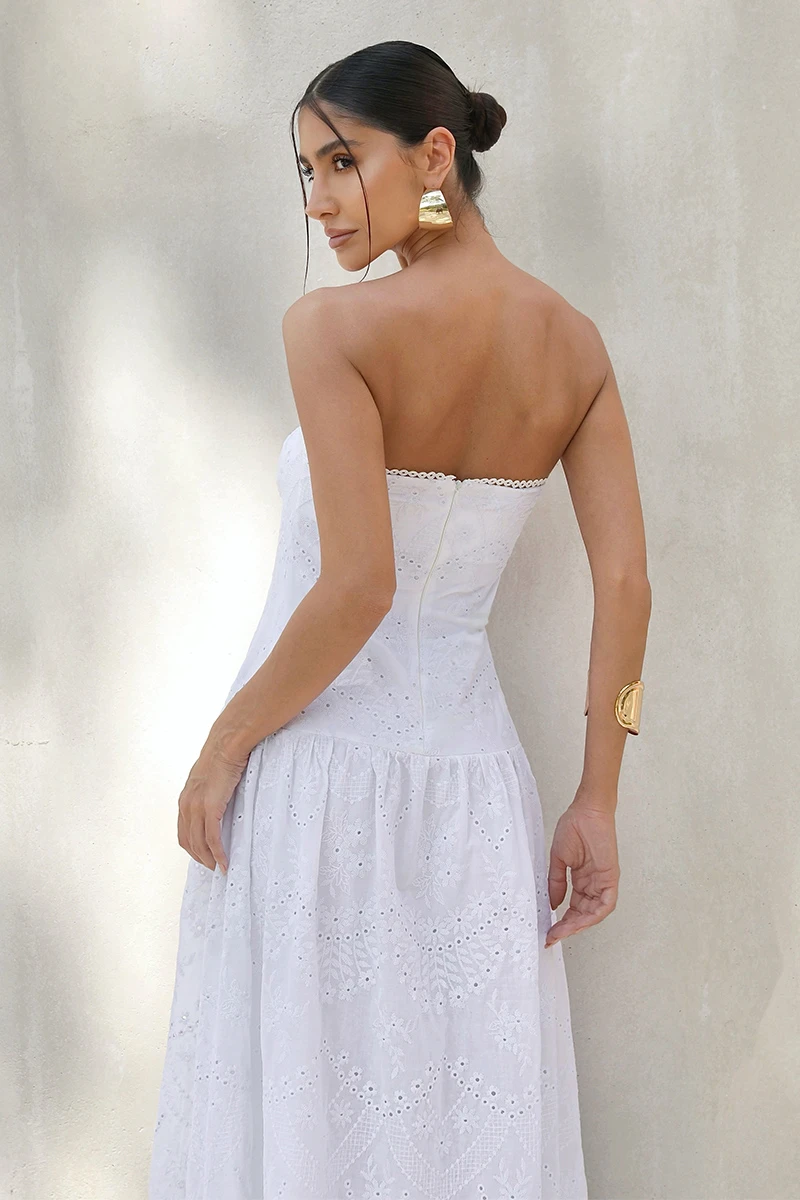 Dot Clothing - Dress Dot Clothing Helena TQC Laise lace Off White - 2848OFF