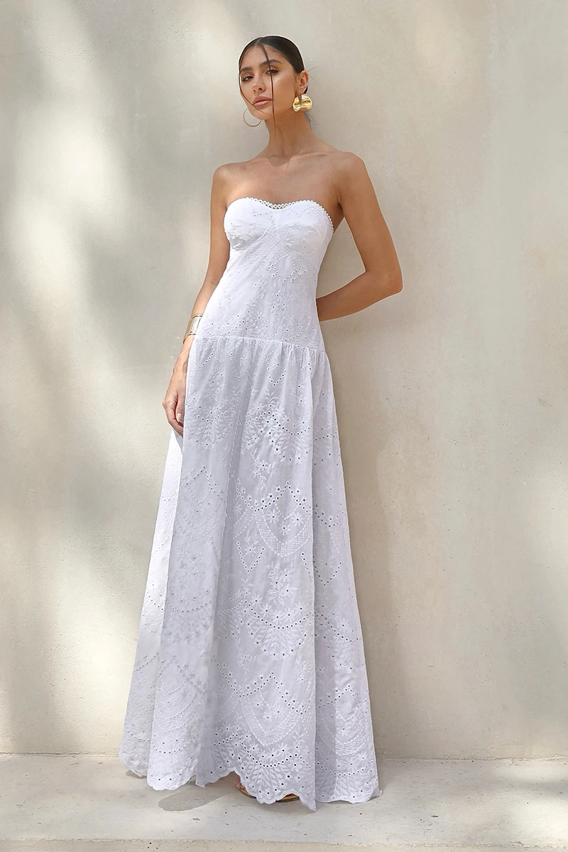 Dot Clothing - Dress Dot Clothing Helena TQC Laise lace Off White - 2848OFF