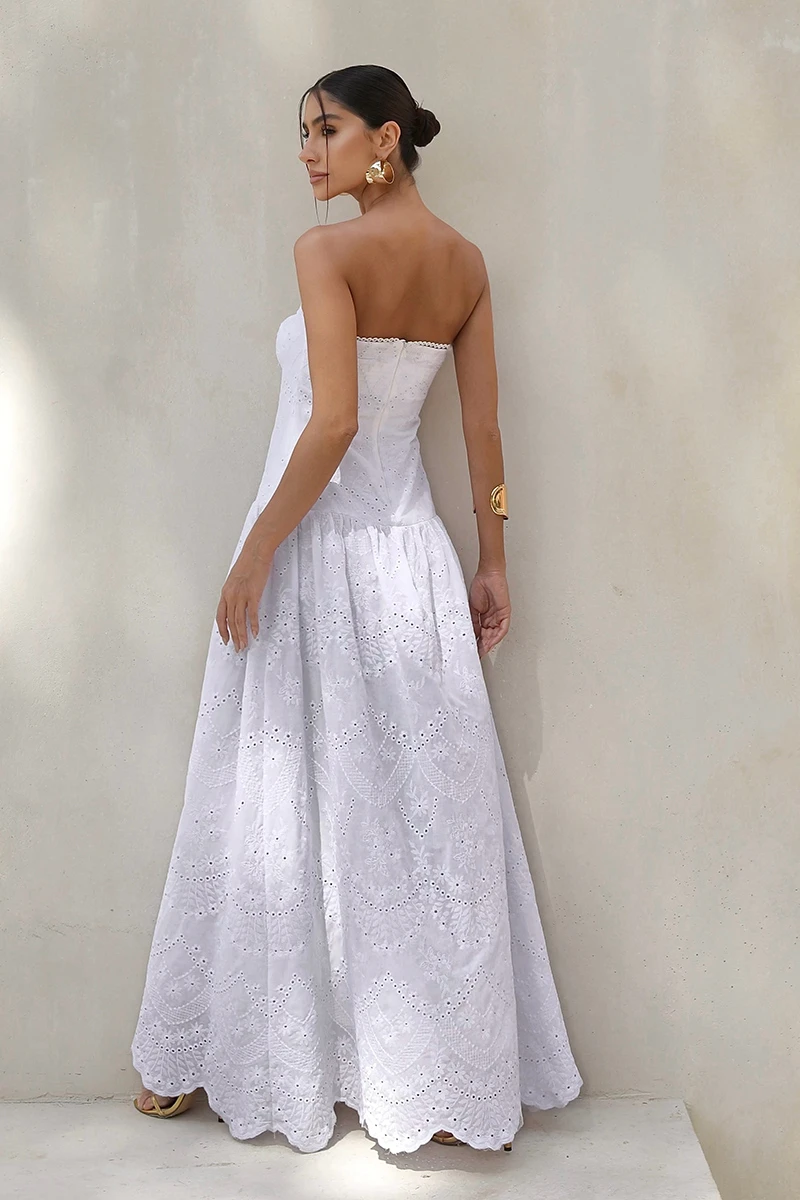 Dot Clothing - Dress Dot Clothing Helena TQC Laise lace Off White - 2848OFF