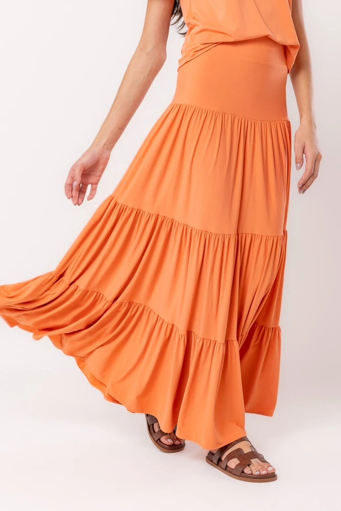 Hidrogênio - SAIA LONGA 3 MARIAS FLUITY CENOURA - 18925189