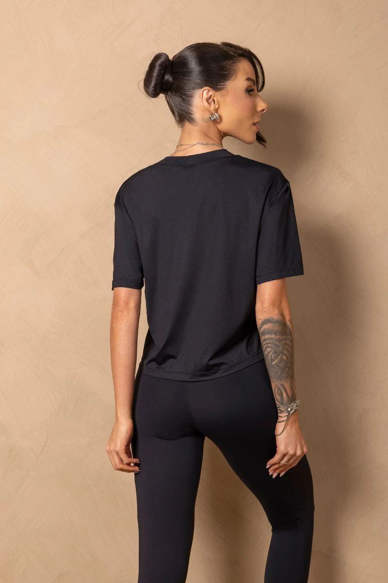 Hipkini - Shirt Dryfit Fitness Time For Me Black - 33331401