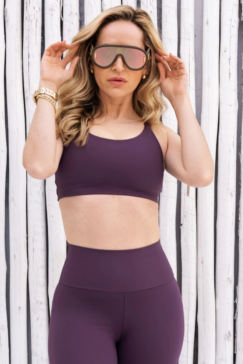 Lets Gym - Top New Basic Colors Dark Berry - 2865DB