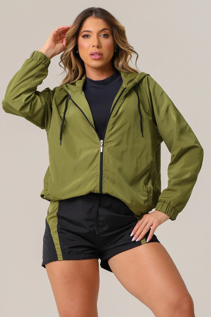 Garotafit - Jaqueta Bold Verde Militar - JCT32HM