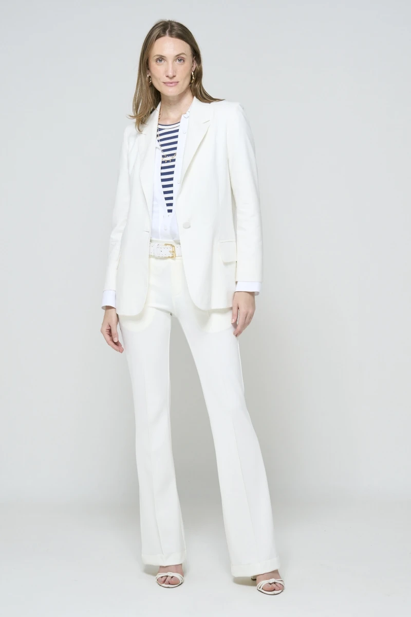 Hidrogênio - BLAZER CLASSICO COM UM BOTÃO OFF WHITE - 20573018