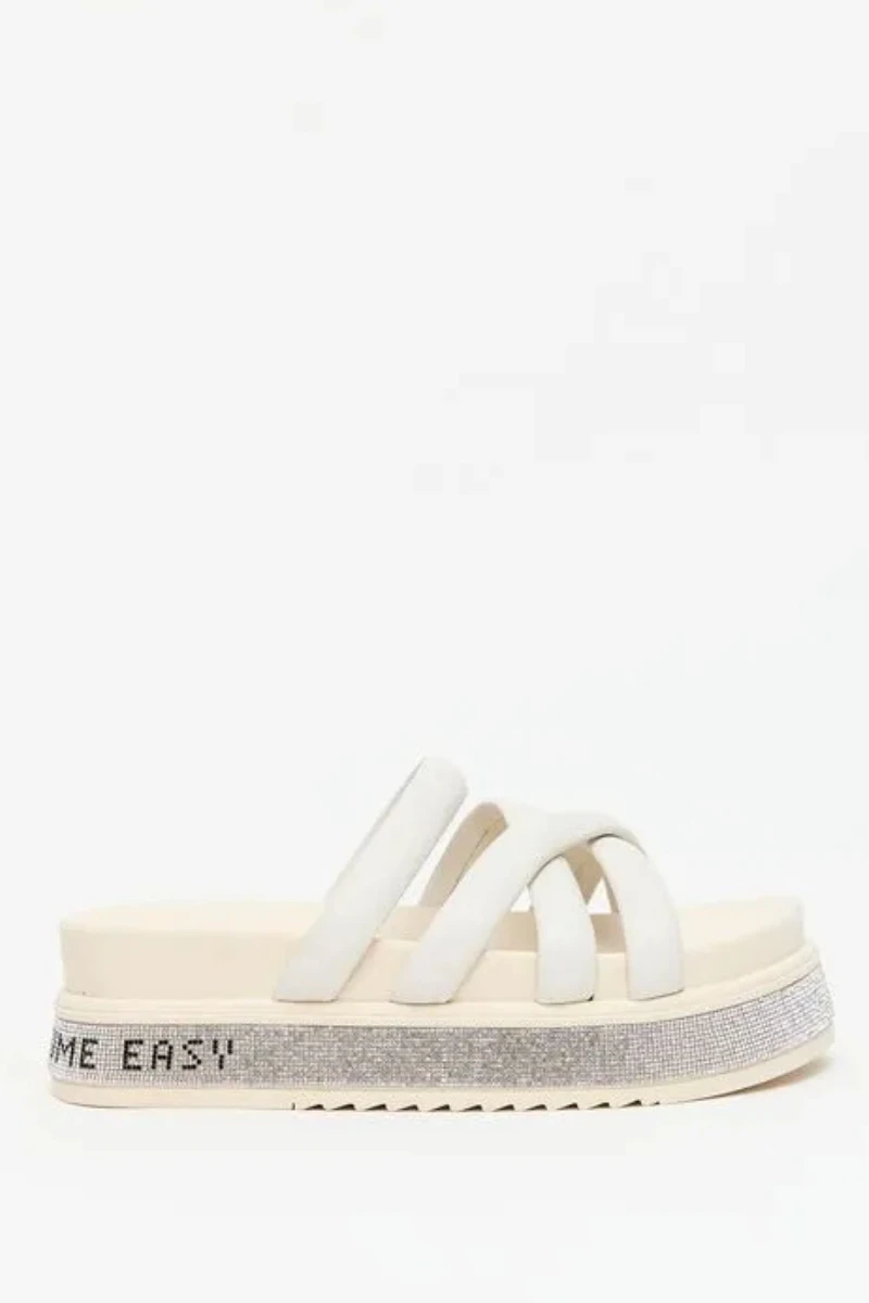 LANÇA PERFUME - Flatform Slide With Glitter Launches Perfume - 0138