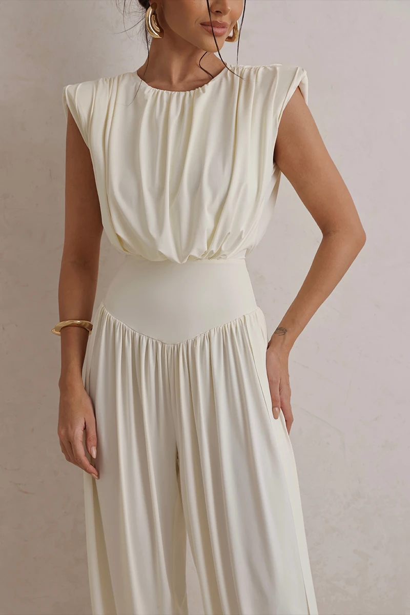 Dot Clothing - Jumpsuit Dot Clothing Kiara Aladin Off White - 2793OFF