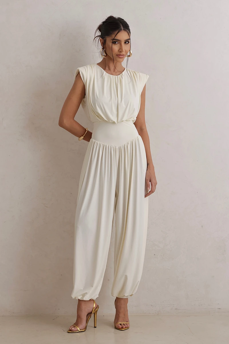 Dot Clothing - Jumpsuit Dot Clothing Kiara Aladin Off White - 2793OFF