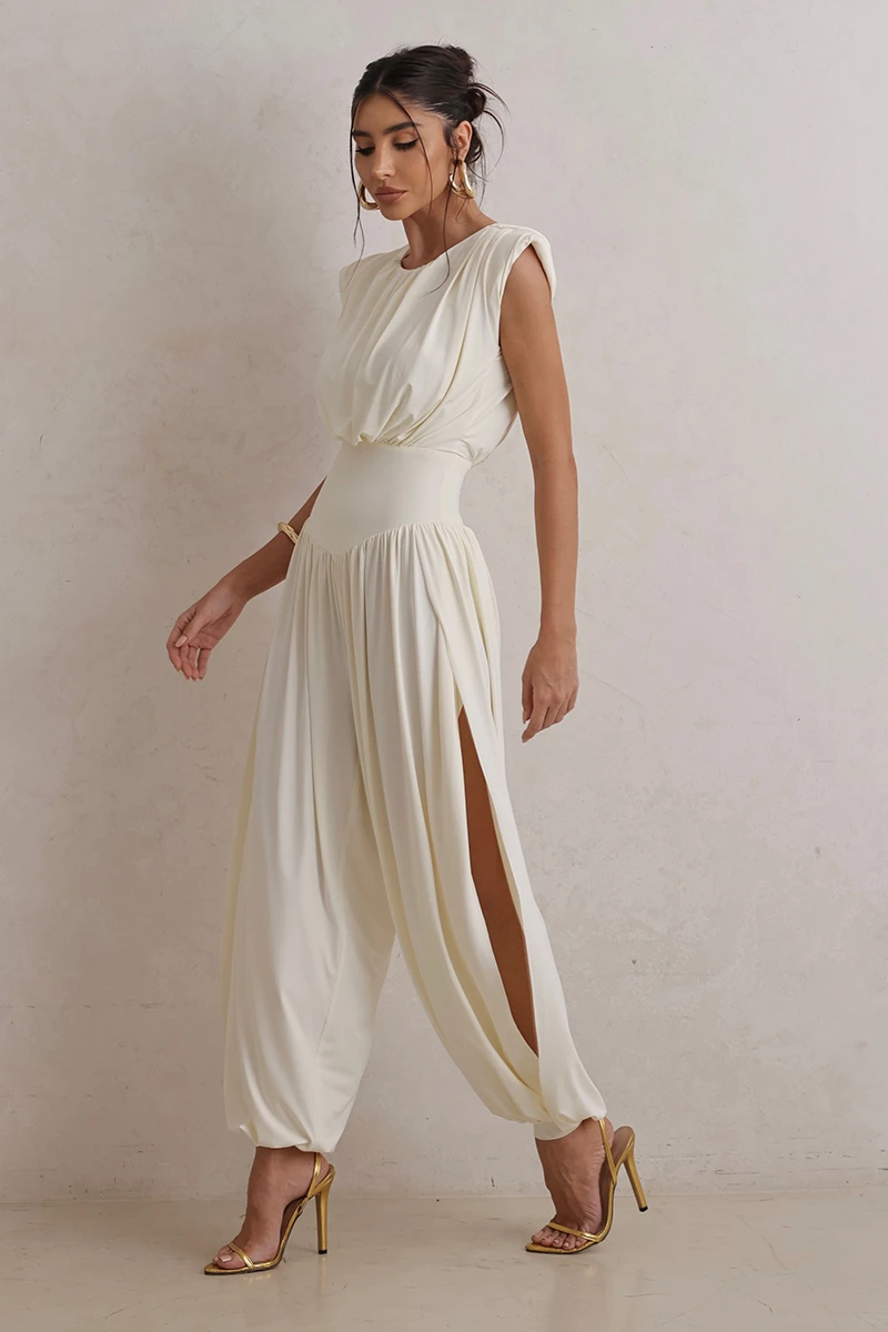 Dot Clothing - Jumpsuit Dot Clothing Kiara Aladin Off White - 2793OFF