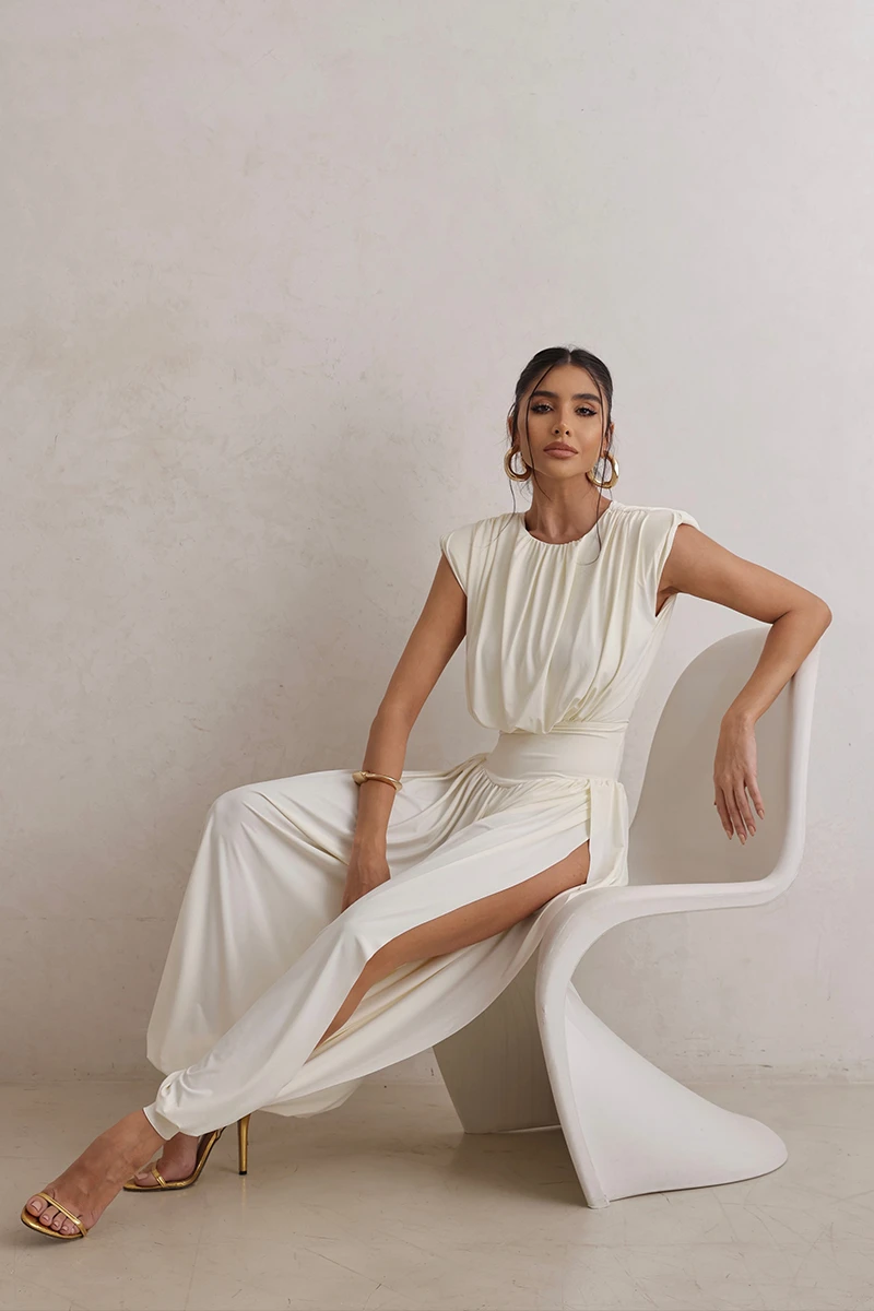 Dot Clothing - Jumpsuit Dot Clothing Kiara Aladin Off White - 2793OFF