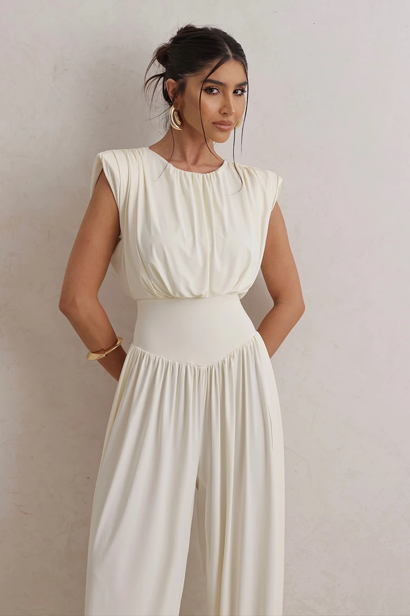 Dot Clothing - Jumpsuit Dot Clothing Kiara Aladin Off White - 2793OFF