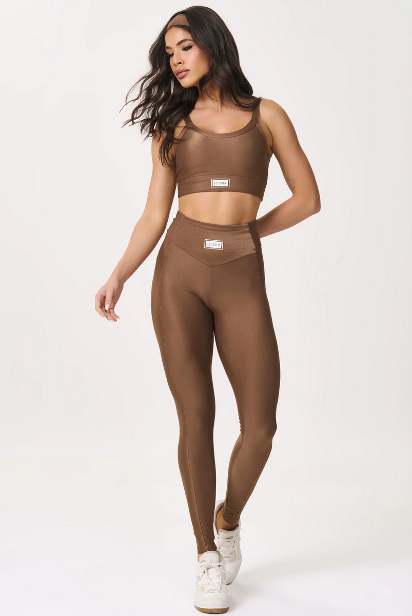 Lets Gym - Legging Bright Mocha Mousse - 2142BMM