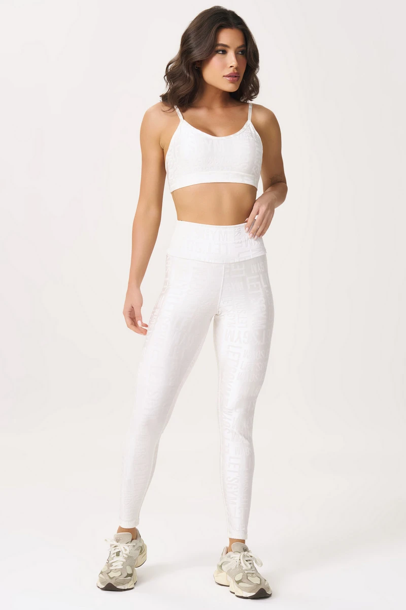 Lets Gym - Top Velvet Name Chantilly - 2627CTL