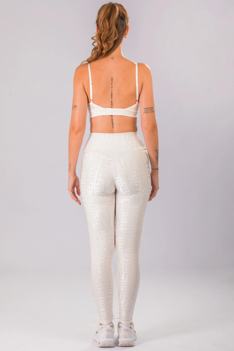 Lets Gym - Top Velvet Name Chantilly - 2627CTL