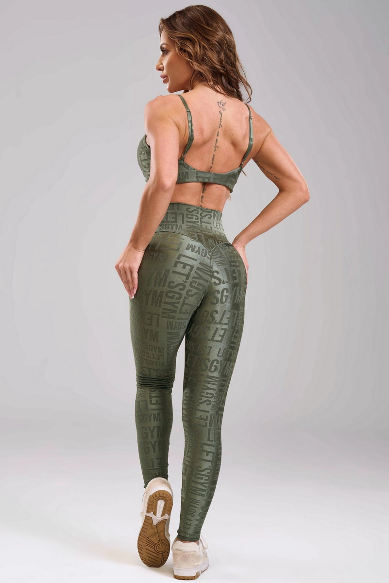 Lets Gym - Top Velvet Name Forest - 2627FST