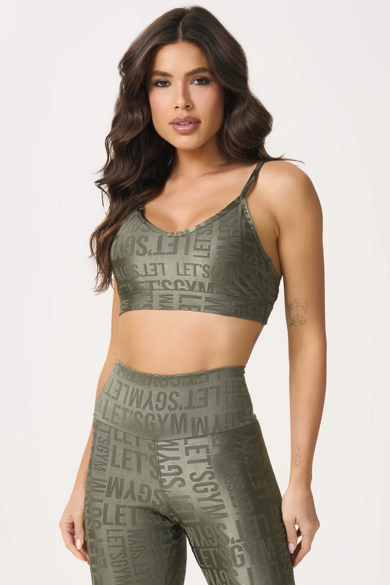 Lets Gym - Top Velvet Name Forest - 2627FST
