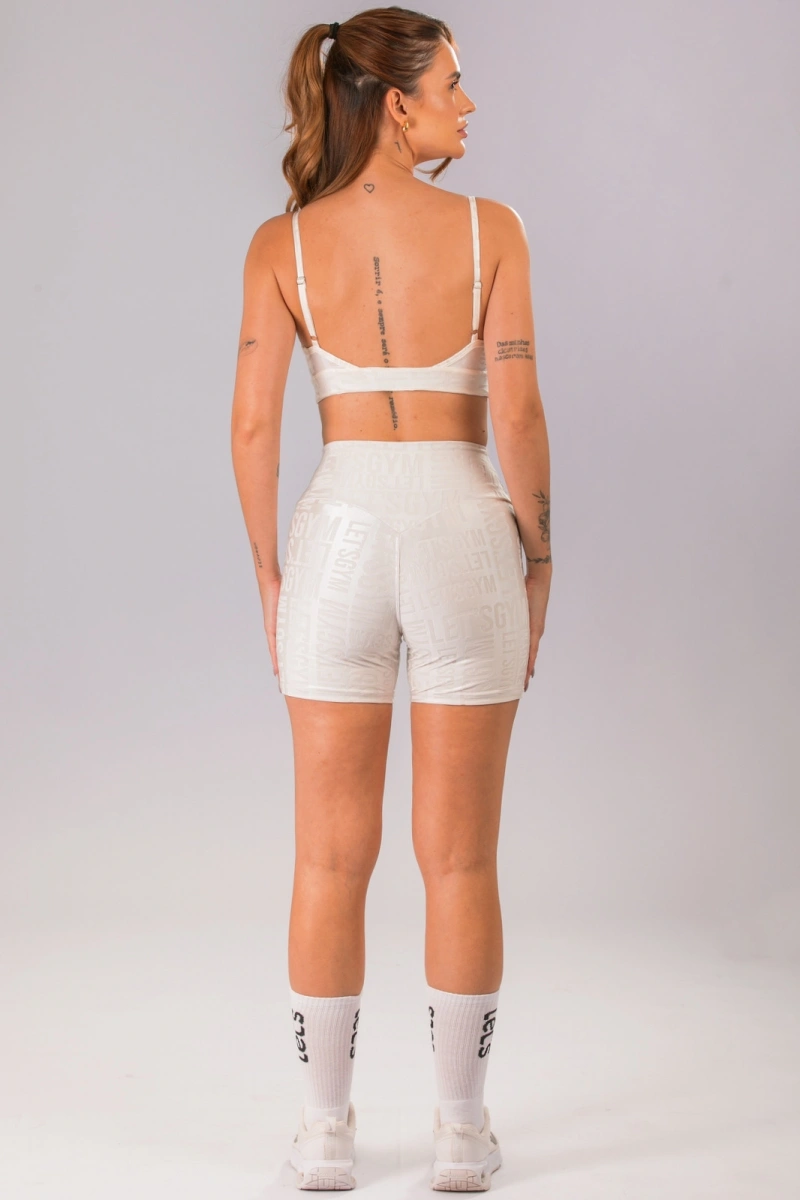 Lets Gym - Short Velvet Name Chantilly - 2629CTL