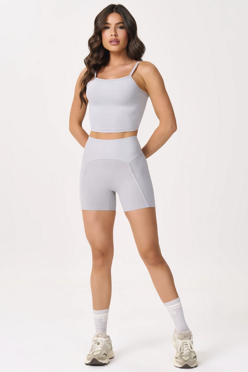 Lets Gym - Cropped Form Grey - 3113GR