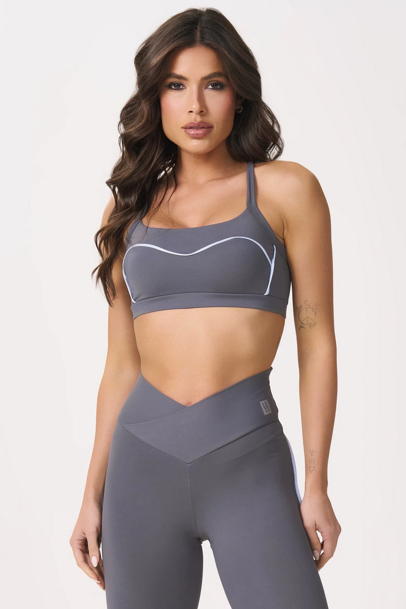 Lets Gym - Dreamy Graphite Top - 3132GF