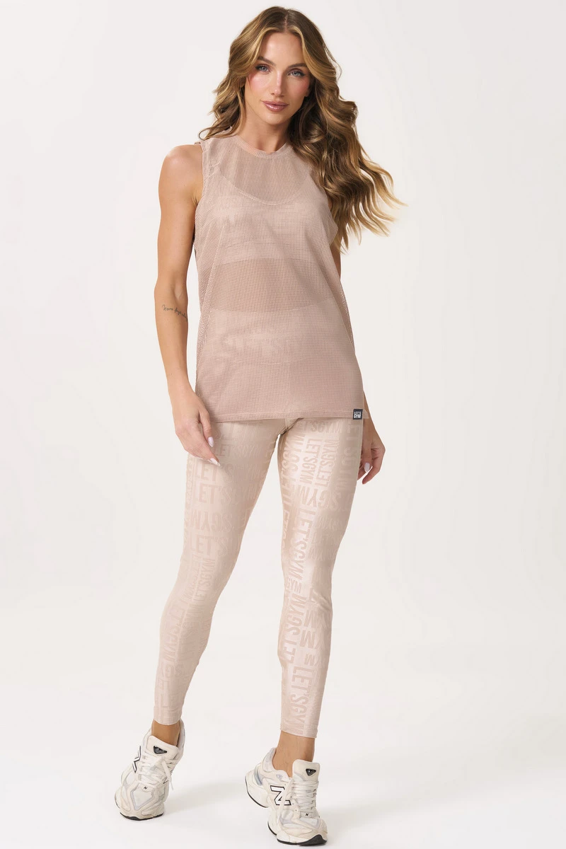 Lets Gym - Tank Shirt Screen Nude - 3168ND