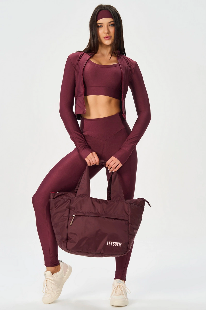 Lets Gym - Hand Bag Letsgym Dark Berry - 3169DB