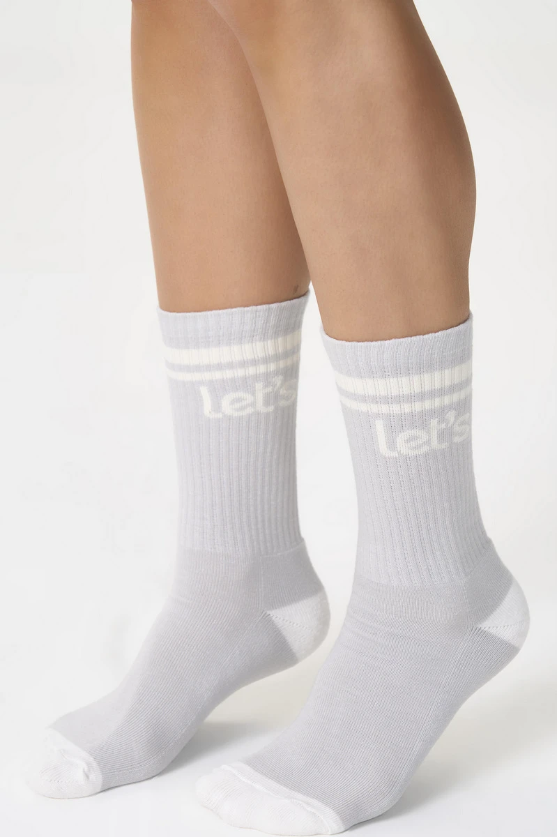 Lets Gym - Meia Letsgym Gray - 3134GR