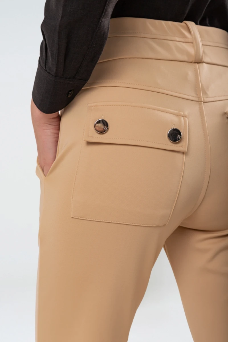 Hidrogênio - CALÇA RETA ROSA BEGE - 20283003