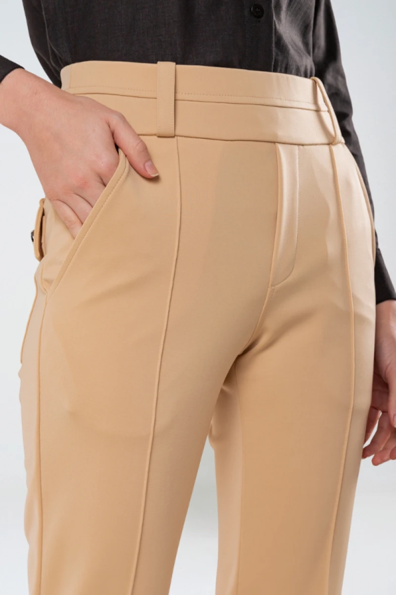 Hidrogênio - CALÇA RETA ROSA BEGE - 20283003