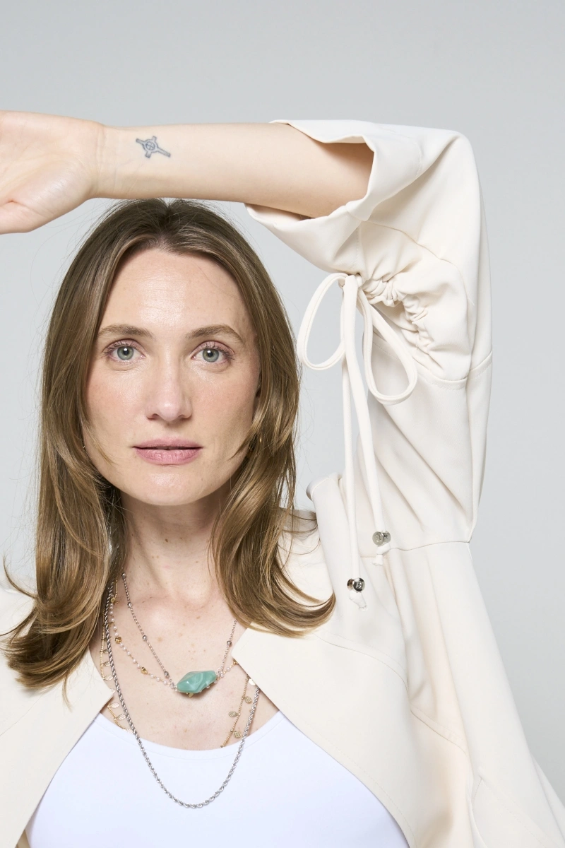 Hidrogênio - CASAQUINHO COM CORDINHAS CREME - 20504016