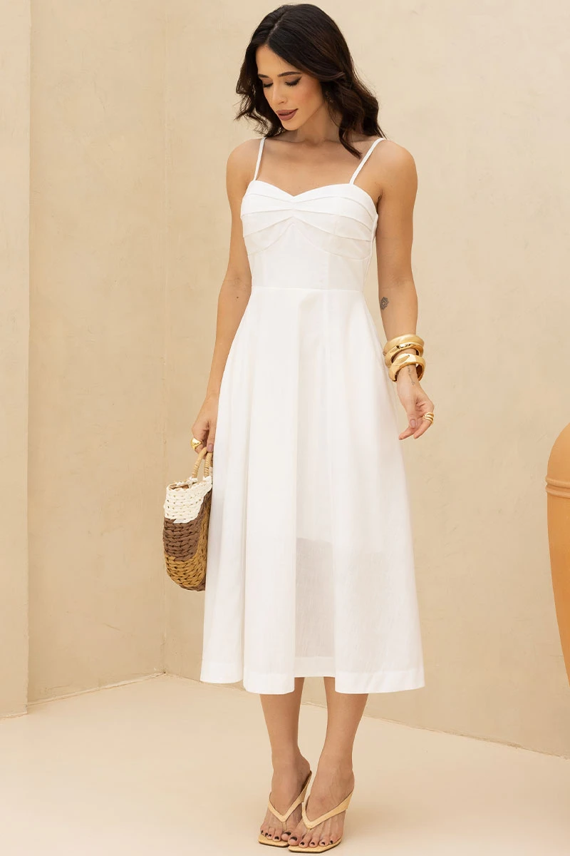 Miss Misses - Vestido Elizandra Off White - 54707030