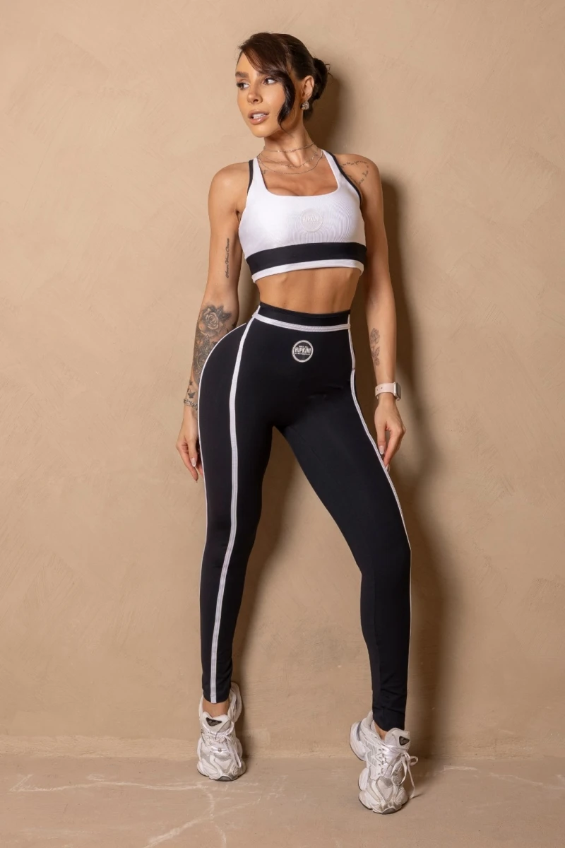 Hipkini - Legging Fitness Enjoy the moment Preta - 33331459