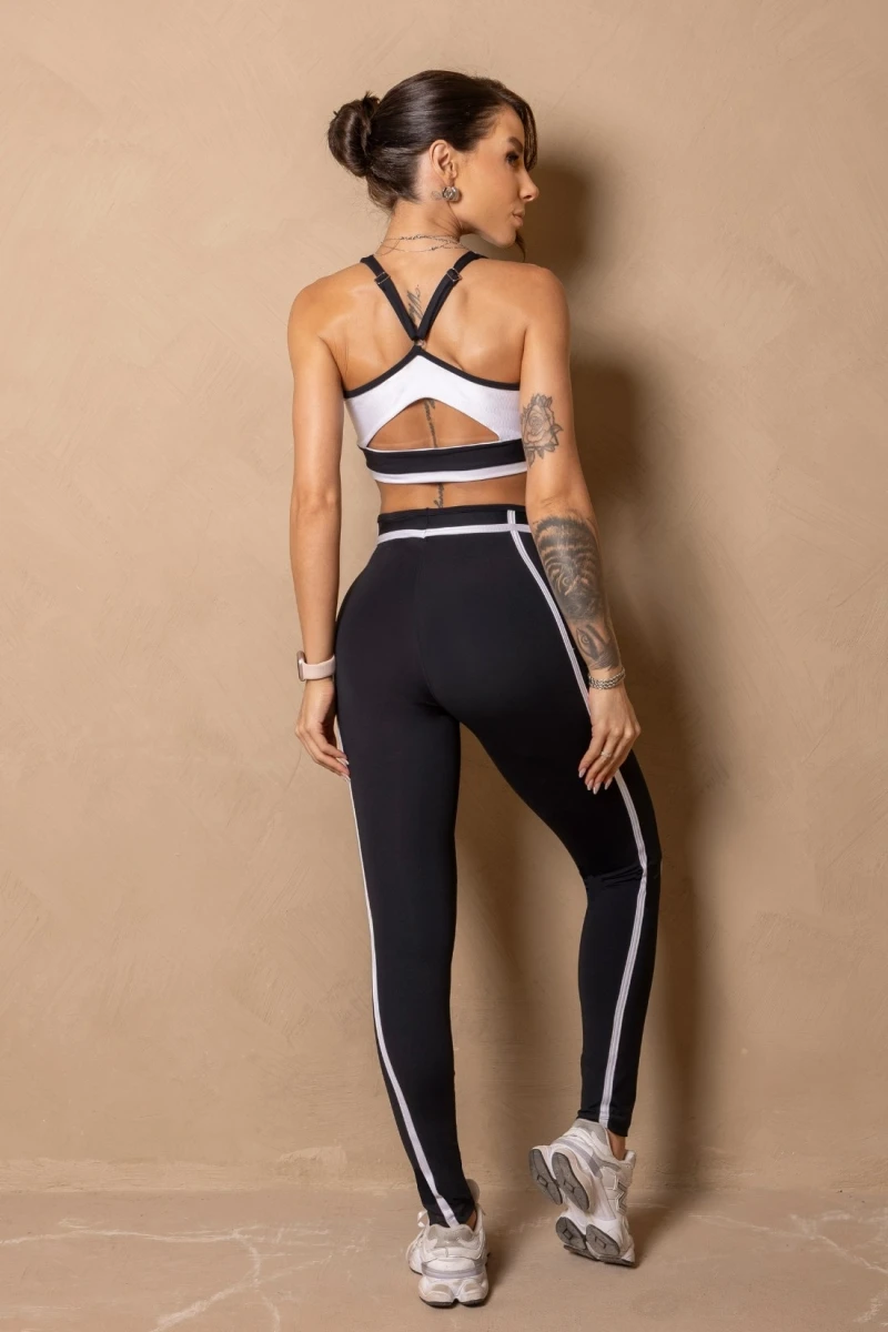 Hipkini - Legging Fitness Enjoy the moment Preta - 33331459
