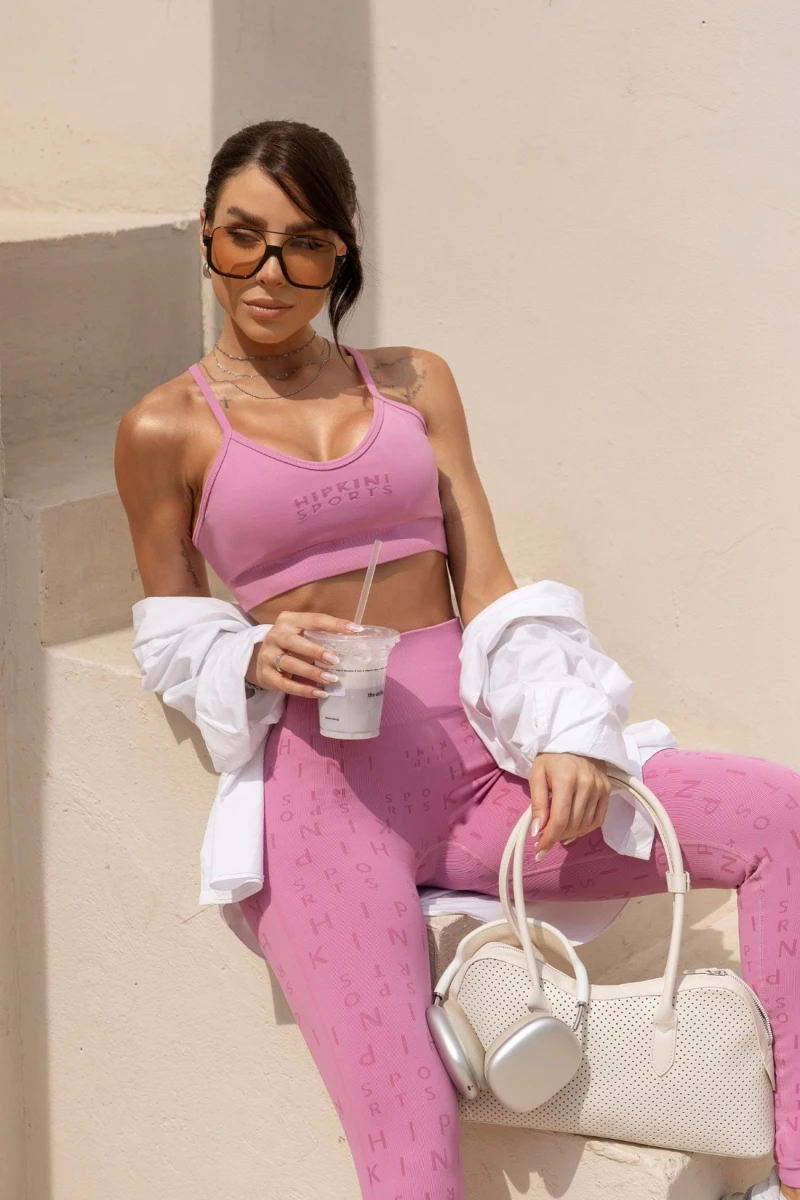 Hipkini - Top Fitness Seamless Enjoy the moment Pink - 33331503
