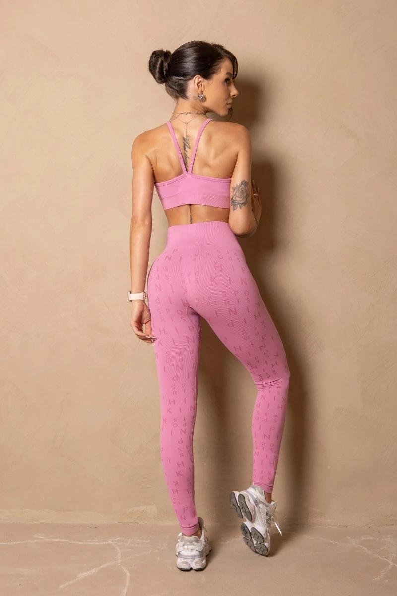 Hipkini - Top Fitness Seamless Enjoy the moment Pink - 33331503