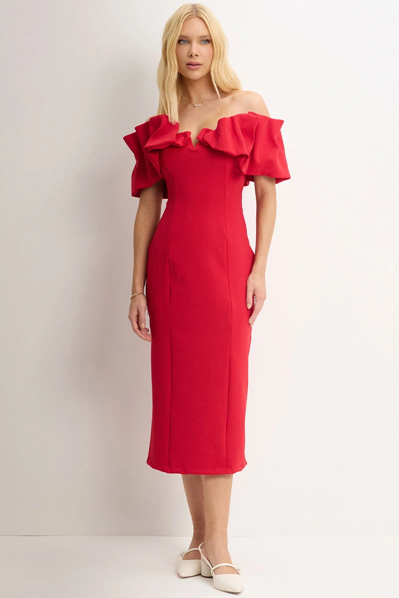 Miss Misses - Vestido Driely MD Vermelho - 54689024